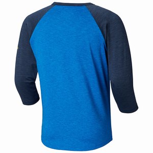 Columbia Outdoor EleHerrts™ 3/4 Sleeve Skjorta Flickor Blå/Marinblå (WVAZL7364)